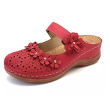 Women's Comfort Platform Elegant Flowers Sandals