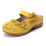 Women's Comfort Platform Elegant Flowers Sandals