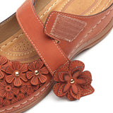 Women's Comfort Platform Elegant Flowers Sandals