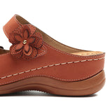 Women's Comfort Platform Elegant Flowers Sandals