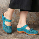 Women's Comfort Platform Elegant Flowers Sandals