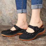 Women's Comfort Platform Elegant Flowers Sandals
