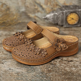 Women's Comfort Platform Elegant Flowers Sandals