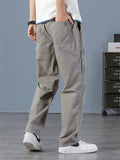 Men's Leisure Spring Autumn Straight Leg Cargo Pants
