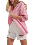 Smooth Solid Simple Daily Wear Blouses For Women