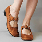 Vintage Comfy Round Toe Mary Jane Shoes