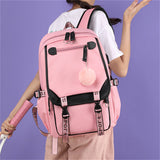 Female Trending Large Capacity Oxford Cloth Backpack