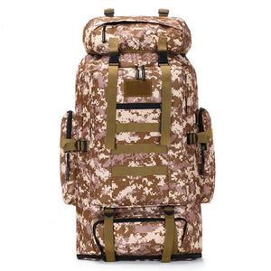 Men's Outdoor Camping Extra Large Military Camouflage Travel Backpack