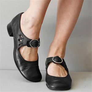 Vintage Comfy Round Toe Mary Jane Shoes