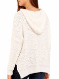 Women's Stylish Winter Pullover Knitted White Hoodies