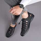 Hand Stitching Closed Toe Summer Shoes for Men
