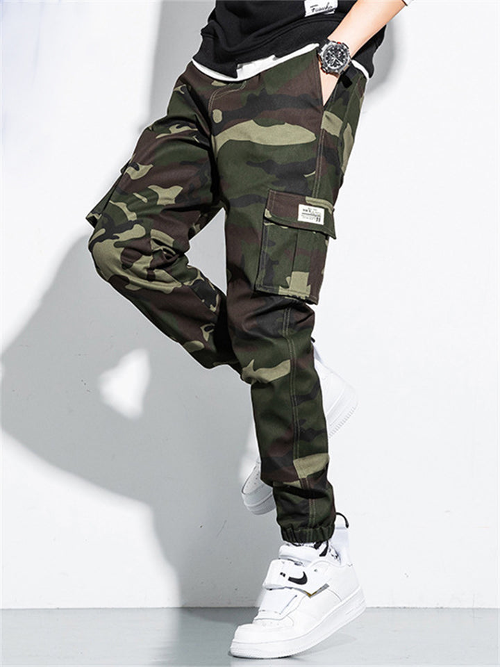 Men's Military Camouflage Pure Cotton Multi Pockets Pants