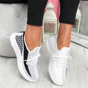 Sporty Breathable Mesh Jogging Shoes For Women