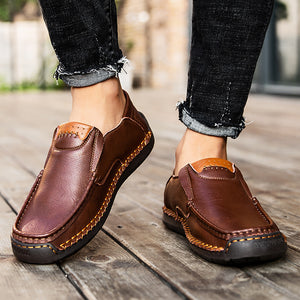 Men's Casual Breathable Solid Color Loafers