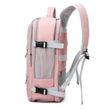 Women's Waterproof Zipper Up Oxford Cloth Travel Backpack