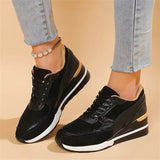 Female All Seasons Mid Heels Sequin Sneakers