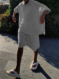 Men's Comfort 2-Piece Fleece Sets for Summer