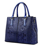 New Vintage Style Large Capacity PU Tote Bag Handbags