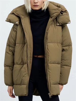 Winter Extra Warm Hooded Thick Casual Women Coats