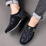 Stylish Casual New Contrast Color Large Size Men's Flats