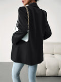 Temperament Open Front Office Blazer Coat for Lady