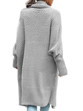 Women’s Casual Long Sleeve Sweater Loose Open Front  Coat