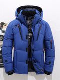 Men's Fashion Hooded Puffer Outerwear Outdoor Ski Down Coat