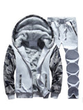 Comfort Fleece Long Sleeve Winter Male Casual Tracksuit