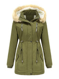 Women's Warm Fashion Winter Coat with Removable Hood