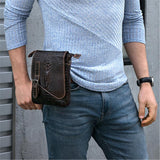 Men's Classic Alligator Pattern Multifunctional Crossbody Bags