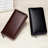 Unisex Multiple Compartment RFID Technology Anti-Scanning Card Slot Currency Wallet