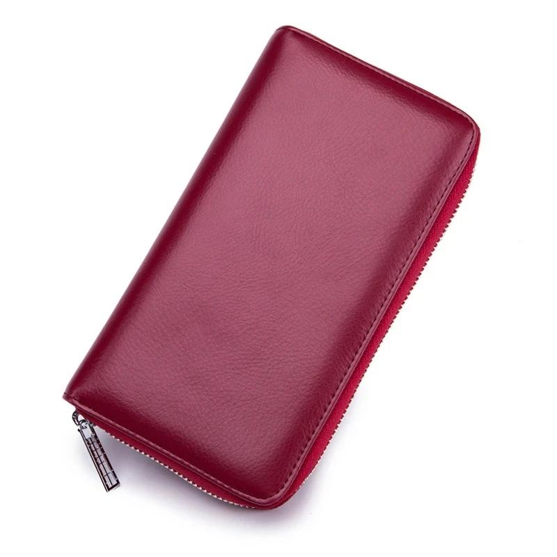 Unisex Multiple Compartment RFID Technology Anti-Scanning Card Slot Currency Wallet