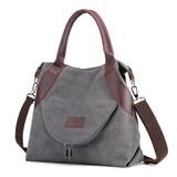 Women's Daily Casual Retro Canvas Tote Bags