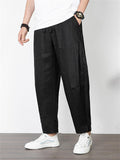 Casual Straight Leg Comfortable Linen Business Ultra-Thin Pants