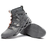 High Top Breathable Anti-Smashing Work Shoes For Men