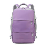 Women's Waterproof Zipper Up Oxford Cloth Travel Backpack