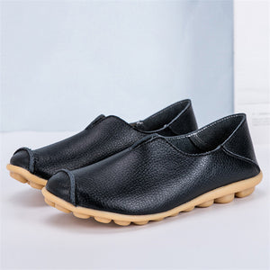 Women's Leisure Large Size Solid Flat Heels Loafers