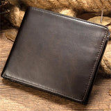 Simple Style Leather Wallet Men's Coin Purse