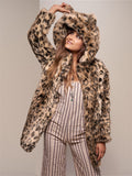Women's Extra Warm Faux Fur Animal Ear Hooded Coats