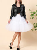 Simple Stylish Five Layers Large Swing Bridesmaid Skirt