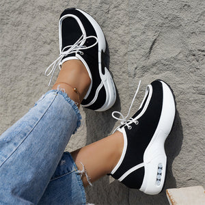 Spring Casual Thick Sole Sports Shoes for Lady