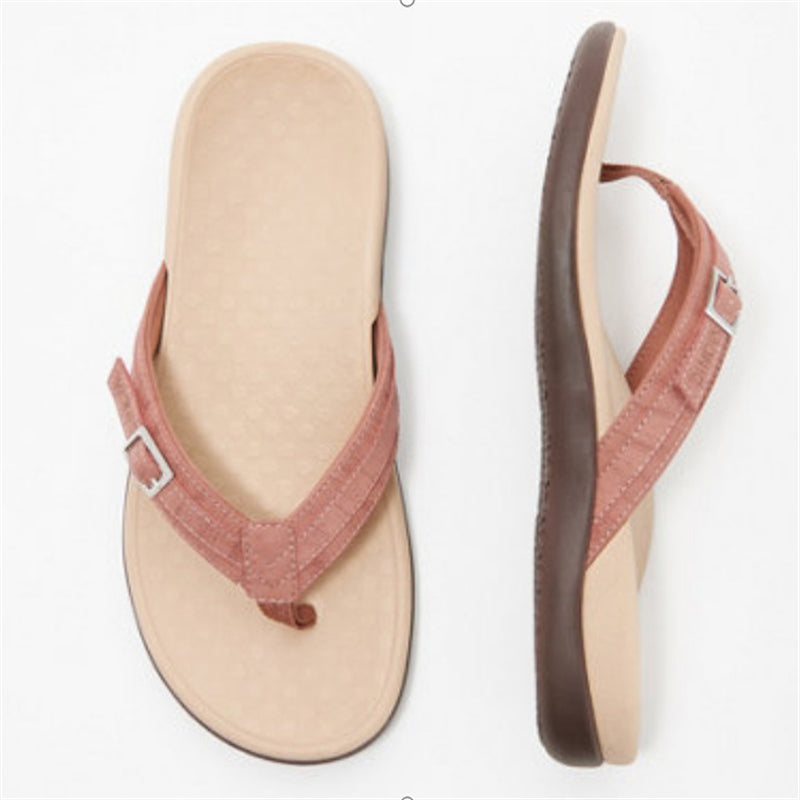 Casual Flat Heel Solid Color Flip-Flops