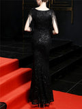 Gorgeous Sequined Mermaid Maxi Dress for Evening Party