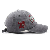 Unisex Retro Letters Embroidery Cap