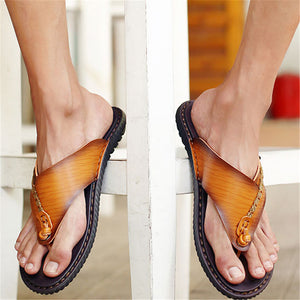 New Men's Casual Summer Outdoor Jesus Sandals Breathable Flip-Flops