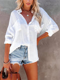 Summer Sandy Beach Sun Protection Thin Long Sleeve Ladies Blouse