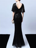 Stunning Sequined Illusion Neckline Mother of the Groom Dresses