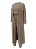 Women's Casual Comfy Slim Outfits Vest+Coat+Trousers