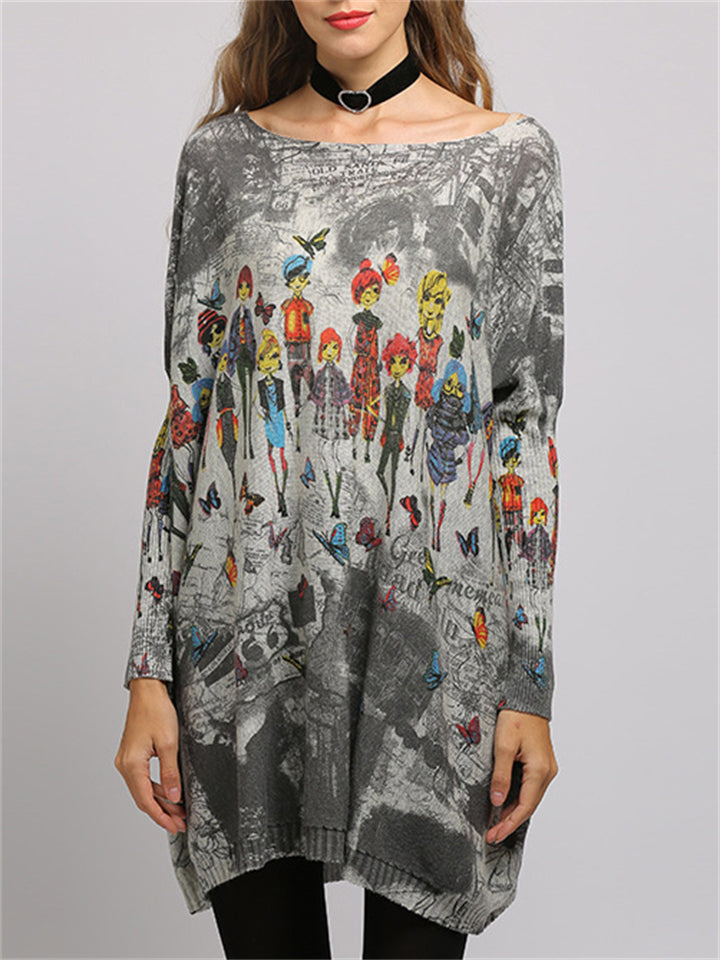 Latest Simple Relaxed Women's Autumn Above Ankle Length Dresses