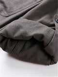 Casual Loose Comfy Linen Buttons Long Sleeve Shirts